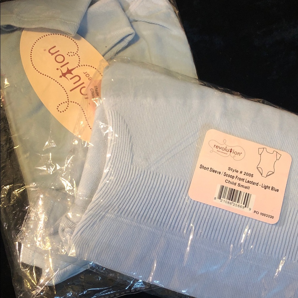 Revolution Dancewear Leotards (2) new Child Small